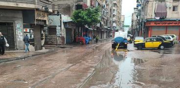 سقوط أمطار متفرقة على محافظة الغربية