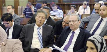 علاء عبدالمنعم خلال جلسة البرلمان