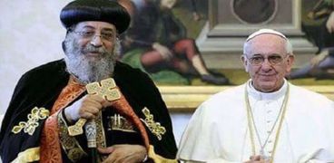 بابا الفاتيكان والبابا تواضروس