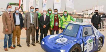 سيارة "هندسة طنطا" تشارك فى سباق رالى القاهرة الثالث