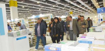 وزيرة الثقافة تتفقد معرض الكتاب قبل افتتاح نسخته الـ51