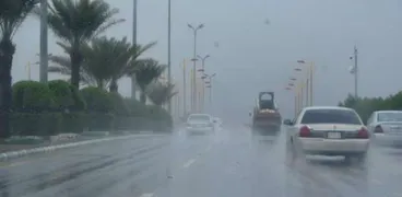 هطول الأمطار في الطائف (أرشيفية)
