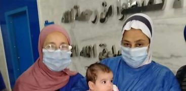 تعافي اخر طفلة بالحضانه من فيروس كورونا في الإسكندرية