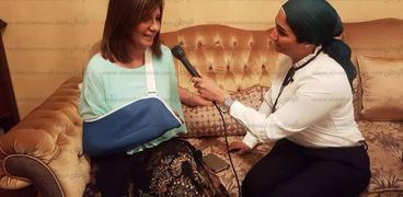 السفيرة نبيلة مكرم والإذاعية سارة عبد البارى