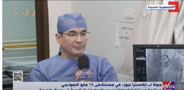 الدكتور أحمد جعفر رئيس قسم القلب في مستشفى 15 مايو النموذجي