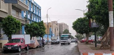 أمطار تضرب محافظة المنيا