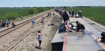 حادث قطار - صورة أرشيفية