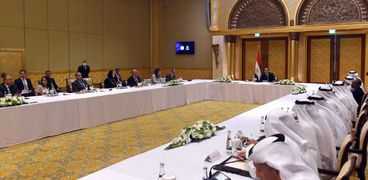 جانب من لقاء رئيس الوزراء، مع المستثمرين الإماراتيين اليوم