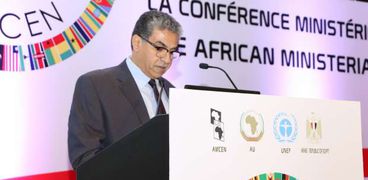 وزير البيئة خلال كلمته بمؤتمر وزراء البيئة الأفارقة