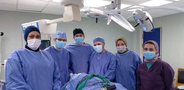 فريق طبى في مستشفى العلمين النموذجي