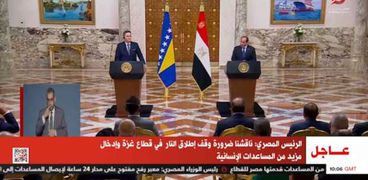 زيارة رئيس البوسنة والهرسك إلى مصر