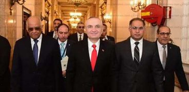 زيارة رئيس ألبانيا لمجلس النواب