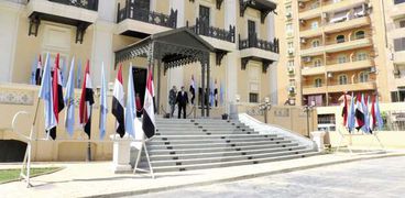 واجهة قصر خديجة هانم بعد انتقال إدارته إلى مكتبة الإسكندرية