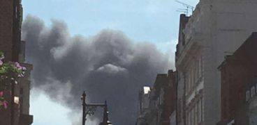 حريق فندق في لندن