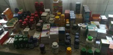 ضبط أدوية مهربة وغير مصرح ببيعها داخل صيدلية بطنطا