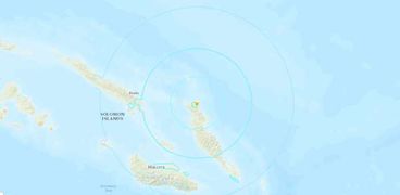 بؤرة زلزال جزر سليمان