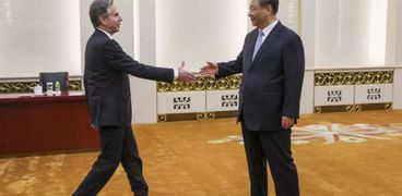 وزير الخارجية الأمريكي يصافح الرئيس الصيني في بكين - أرشيفية