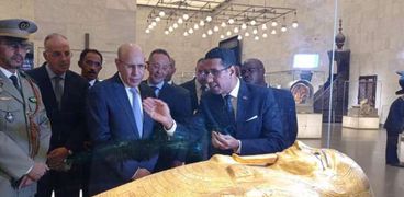 الرئيس الموريتاني محمد ولد الغزواني خلال الزيارة