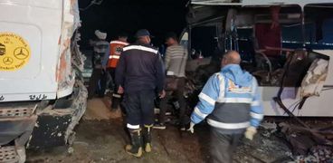 حادث طريق السويس - القاهرة