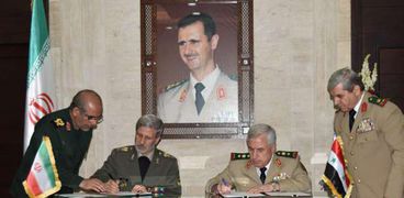 وزيرا الدفاع الإيرانى والسورى فى اجتماع بالعاصمة السورية
