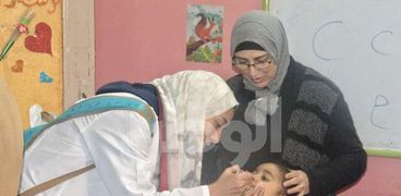 حملة التطعيم ضد شلل الأطفال بشمال سيناء