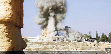آثار «تدمر» تعرضت للتفجير على أيدى «داعش»