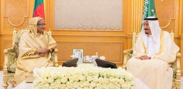 خادم الحرمين الشريفين يلتقي رئيسة وزراء بنجلاديش