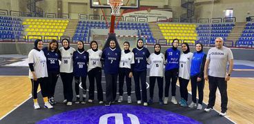 فريق كرة السلة «بنات» بجامعة كفر الشيخ