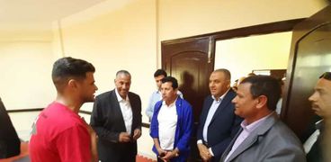 افتتاح مشروعات رياضية بشمال سيناء