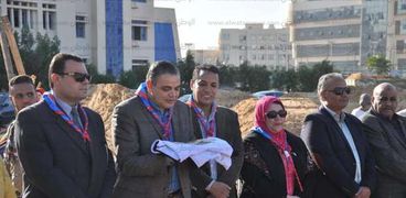 افتتاح مخيم اليوم الواحد لعشائر الجوالة بجامعة كفر الشيخ