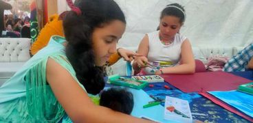 أنشطة الأطفال في معرض بورسعيد للكتاب