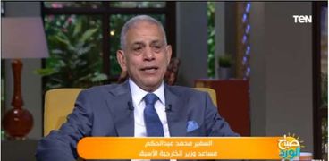 السفير محمد عبدالحكم مساعد وزير الخارجية الأسبق