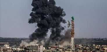 قصف إسرائيلي على غزة - صورة أرشيفية