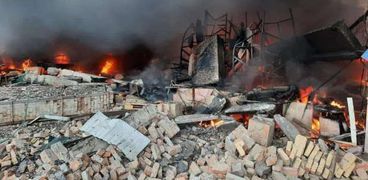 حالة الدمار الذى تسببت فيه الضربات الروسية لأوكرانيا