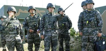 عناصر من الجيش الكوري الجنوبي-صورة أرشيفية