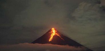 ثوران بركان مايون فى الفلبين