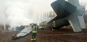 طائرة عسكرية أوكرانية تم إسقاطها - أرشيفية