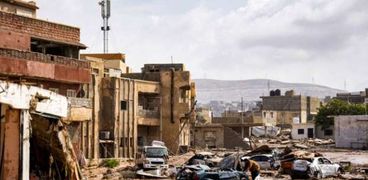 مدينة درنة الليبية بعد إعصار دانيال