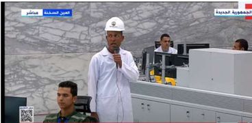 المهندس محمود إدريس ابو المجد مدير مصنع اليوريا المحببة