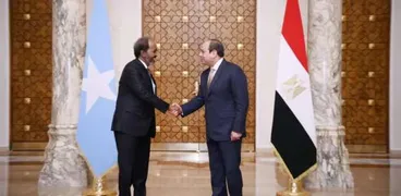 الرئيس السيسي ورئيس الصومال