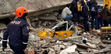 مشهد من زلزال تركيا