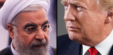 الرئيس الأمريكي دونالد ترامب ونظيره الإيراني حسن روحاني - صورة أرشيفية