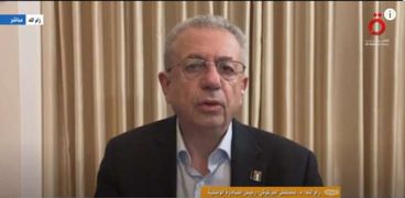 الدكتور مصطفى البرغوثي رئيس المبادرة الوطنية الفلسطينية