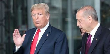 الرئيس التركي رجب طيب أردوغان والرئيس الأمريكي دونالد ترامب