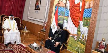 بالصور| البابا يستقبل سفير الإمارات بعد أيام من زيارة "بن سلمان"