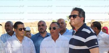 وزير الآثار يفتتح معبد " آمون رع سج"