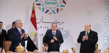 الرئيس السيسي من احتفالية إفطار الأسرة المصرية