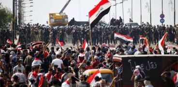 التظاهرات في بغداد