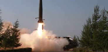 إطلاق صاروخ كوري شمالي-صورة أرشيفية