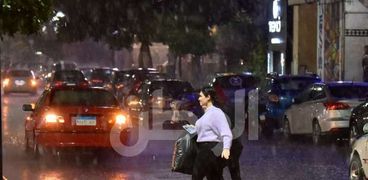 أماكن سقوط الأمطار في القاهرة - تعبيرية